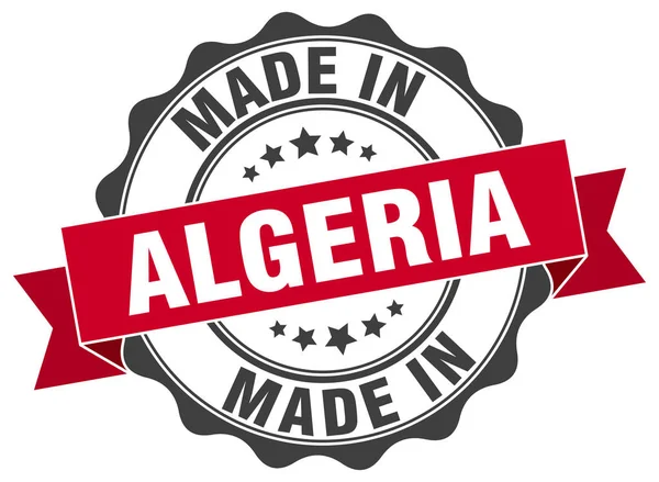 Fabriqué en Algérie joint rond — Image vectorielle