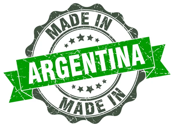 V Argentině kulaté razítko — Stockový vektor