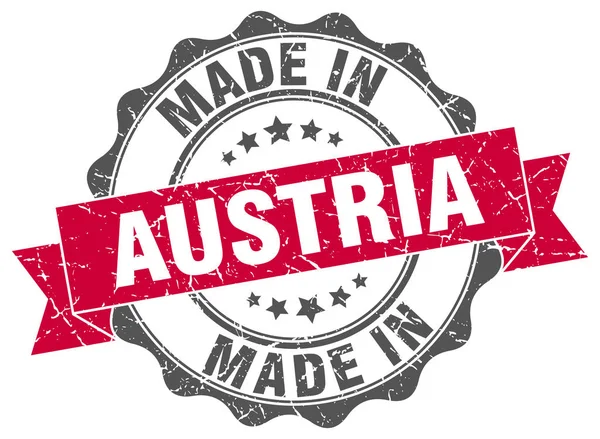 Fabriqué en Autriche joint rond — Image vectorielle