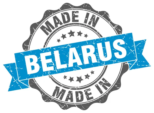 Fabriqué en Biélorussie joint rond — Image vectorielle