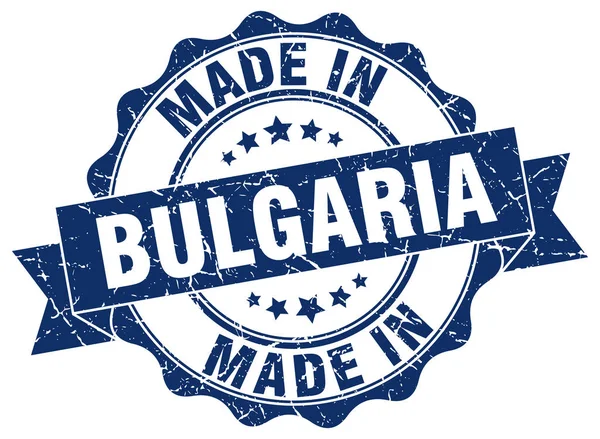 V Bulharsku kulaté razítko — Stockový vektor