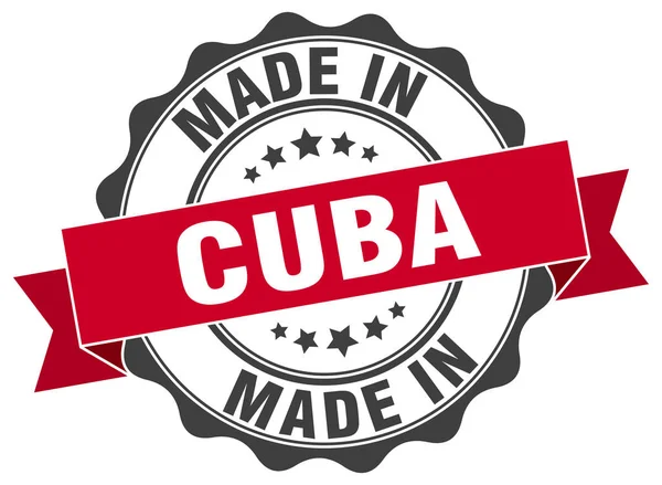 V Kubě kulaté razítko — Stockový vektor