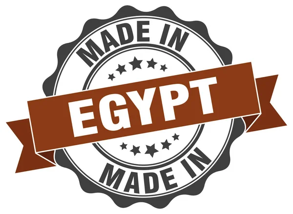 Mısır'da yapılan mühür yuvarlak — Stok Vektör