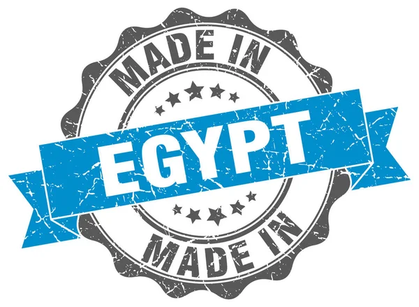 Made in Egypt round seal — Stock Vector