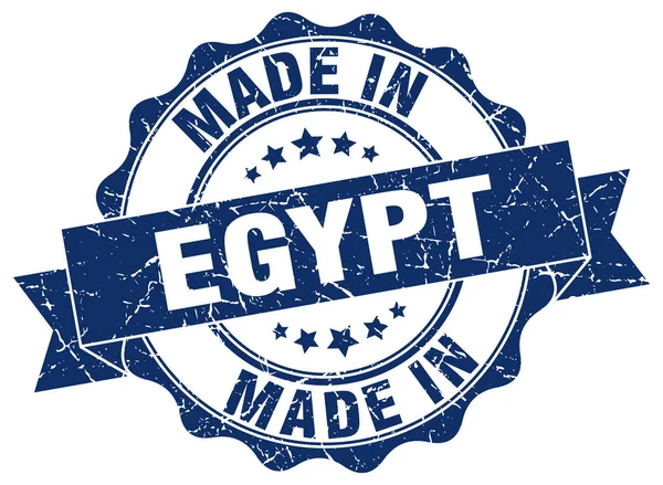 Made in Egypt round seal — Stock Vector