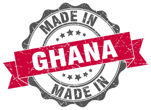 Fabriqué au Ghana joint rond — Image vectorielle