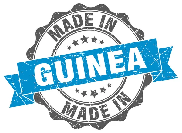 Gine'de yapılan mühür yuvarlak — Stok Vektör