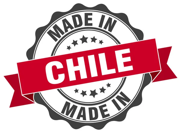 Сделанная в Чили круглая печать — стоковый вектор