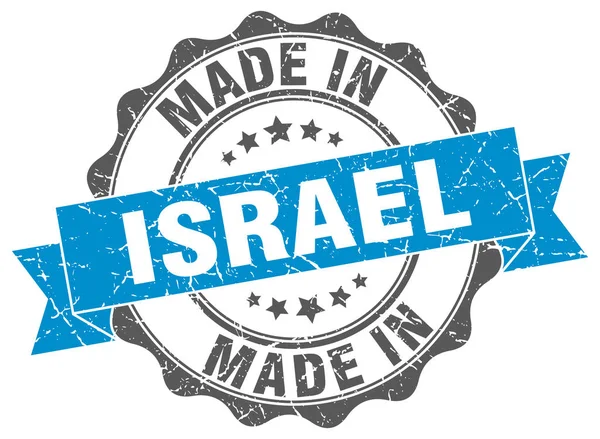 W Izraelu okrągłe uszczelnienie — Wektor stockowy