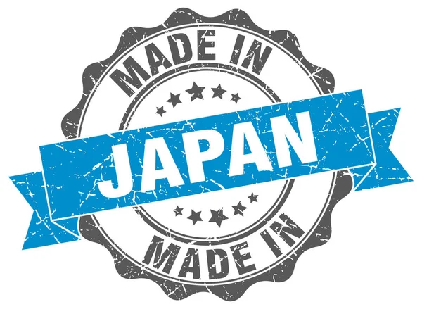 Made in Japan sigillo rotondo — Vettoriale Stock