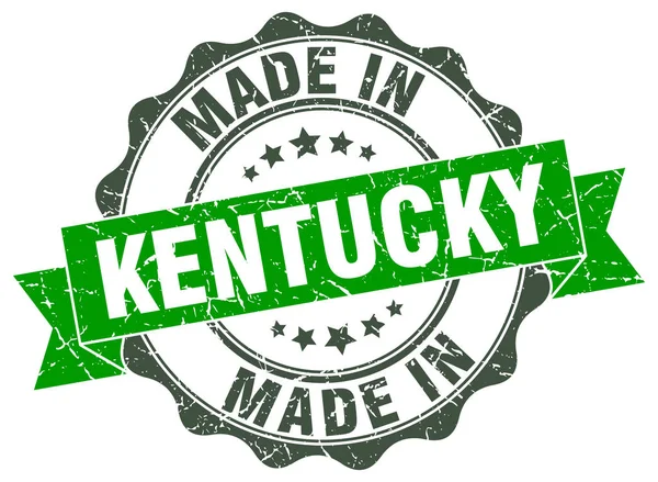 Gemaakt in Kentucky ronde zegel — Stockvector