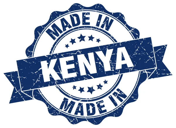 Сделанные в Кении круглые печати — стоковый вектор