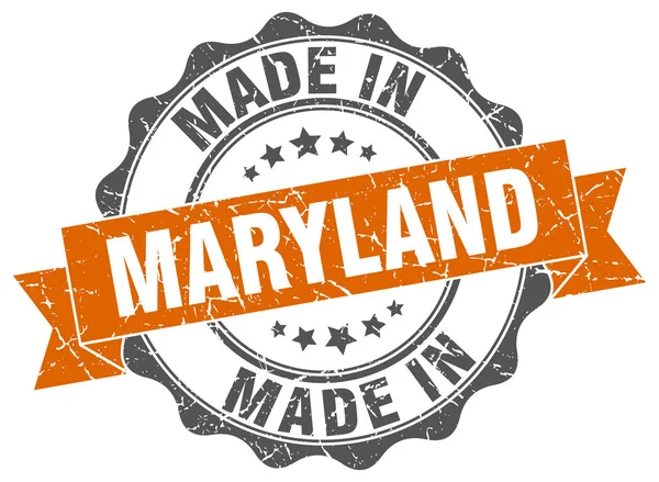 W Maryland okrągłe uszczelnienie — Wektor stockowy