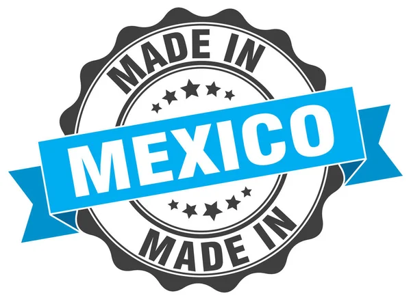 Făcut în Mexic sigiliu rotund — Vector de stoc