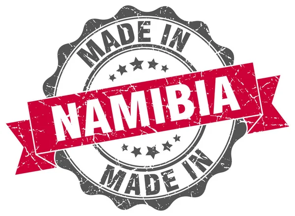 Made in Namibia round seal — Stock Vector