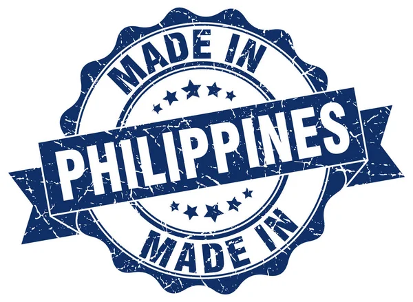 Fabriqué aux Philippines joint rond — Image vectorielle