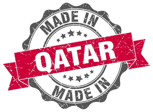 V Kataru kulaté razítko — Stockový vektor