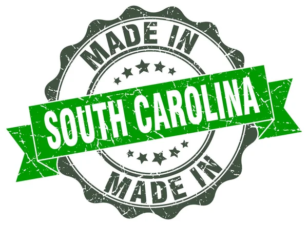 W South Carolina okrągłe uszczelnienie — Wektor stockowy