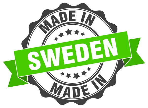 瑞典造圆密封 — 图库矢量图片
