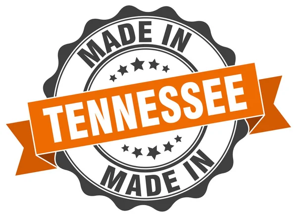 Made in Tennessee guarnizione rotonda — Vettoriale Stock