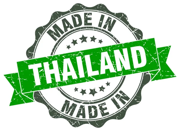 Feita na Tailândia selo redondo — Vetor de Stock