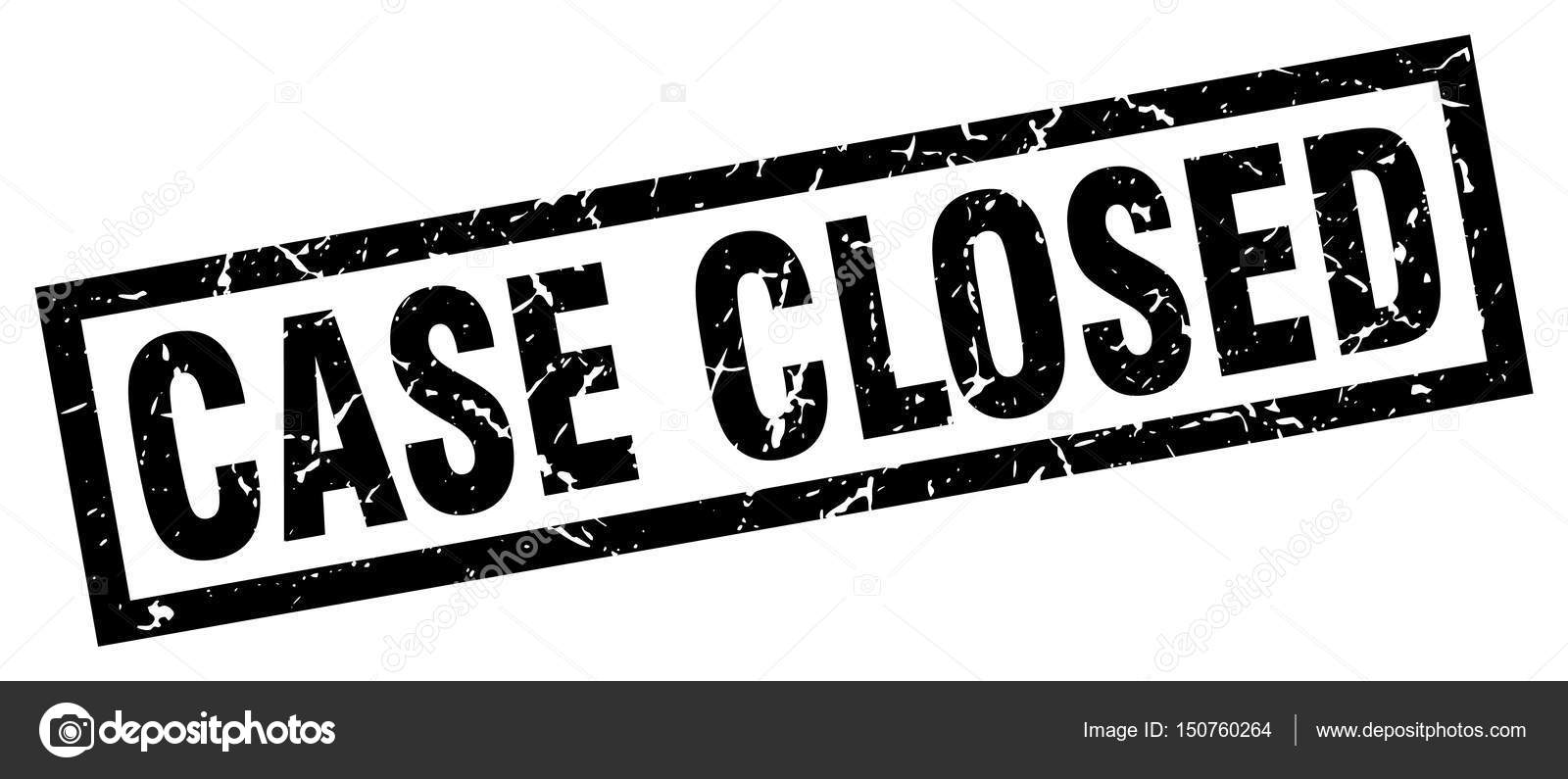 Square grunge black case closed stamp — Stock Vector © Aquir014b #150760264