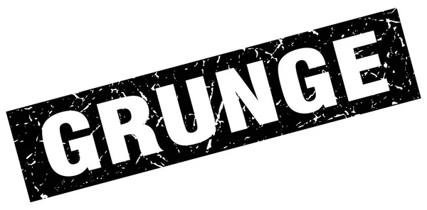 Grunge cuadrado Grunge negro sello — Vector de stock