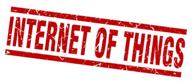 kare grunge şeyler damga kırmızı Internet