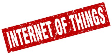 kare grunge şeyler damga kırmızı Internet