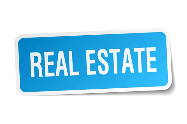 Real estate square sticker on white — Stock Vector