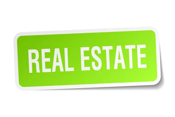 Real estate square sticker on white — Stock Vector