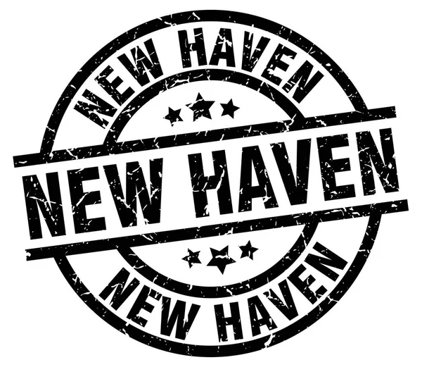 New Haven fekete kör a grunge-bélyeg — Stock Vector