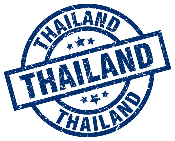 Tailândia azul redondo grunge selo —  Vetores de Stock
