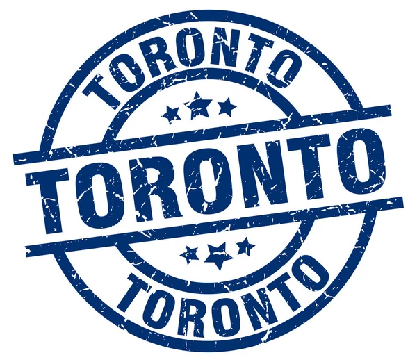 Toronto blauwe ronde grunge stempel — Stockvector