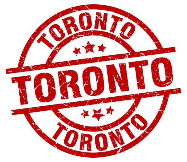 Toronto rode ronde grunge stempel — Stockvector