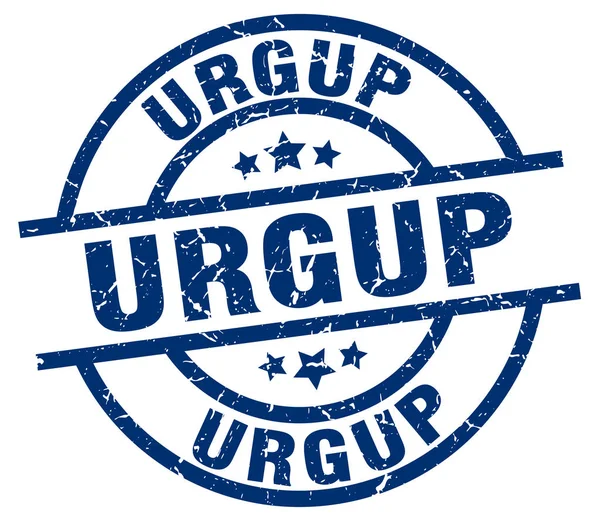 Urgup blue round grunge stamp — Stock Vector