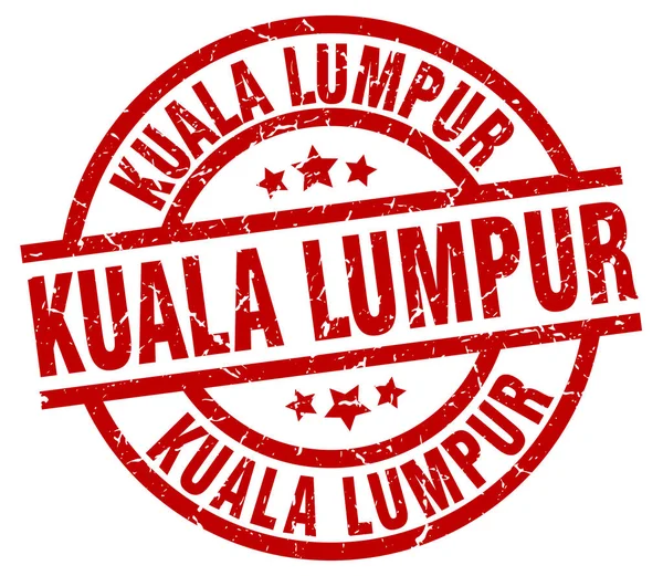 Kupon merah Kuala Lumpur. - Stok Vektor