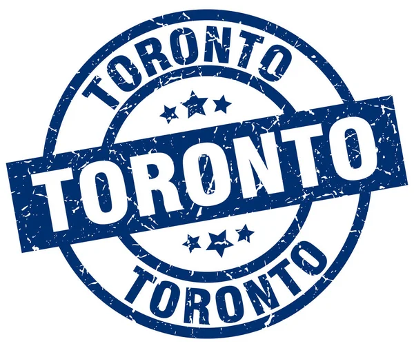 Toronto blauwe ronde grunge stempel — Stockvector