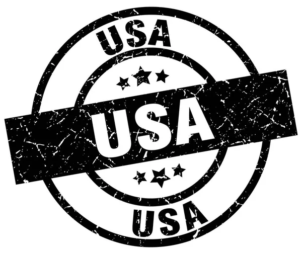 USA-fekete kör a grunge-bélyeg — Stock Vector