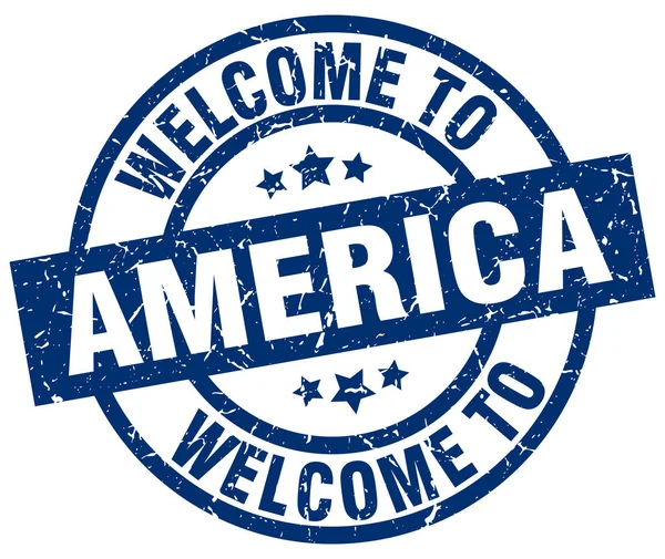 Добро пожаловать в Америку — стоковый вектор