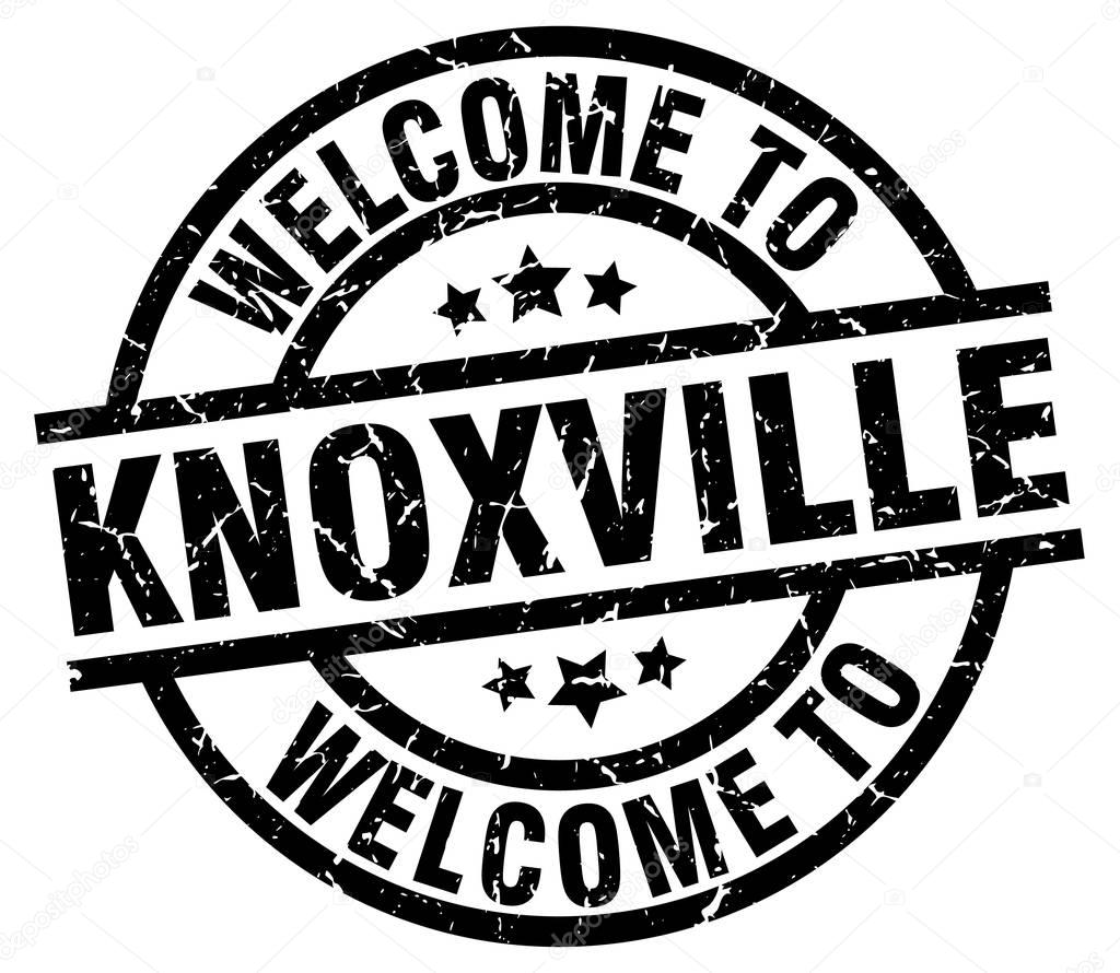 welcome to Knoxville black stamp