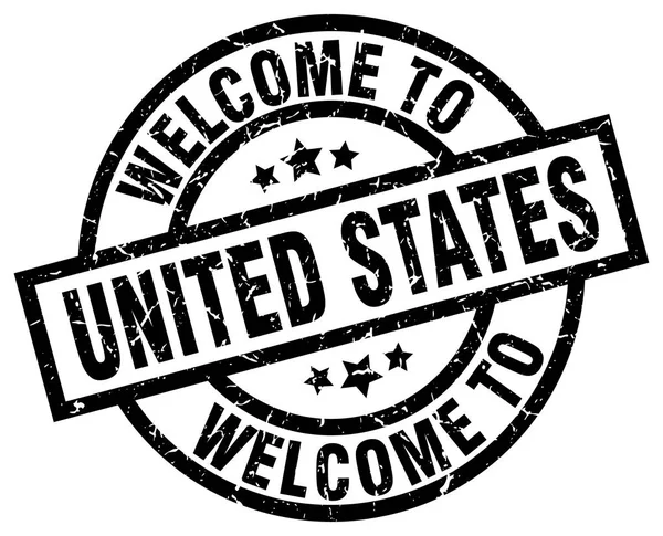 Добро пожаловать в Соединенные Штаты — стоковый вектор