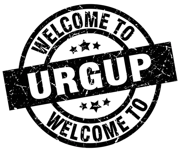 Welcome to Urgup black stamp — Stock Vector