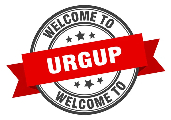 Urgup stamp. welcome to Urgup red sign — Stock Vector