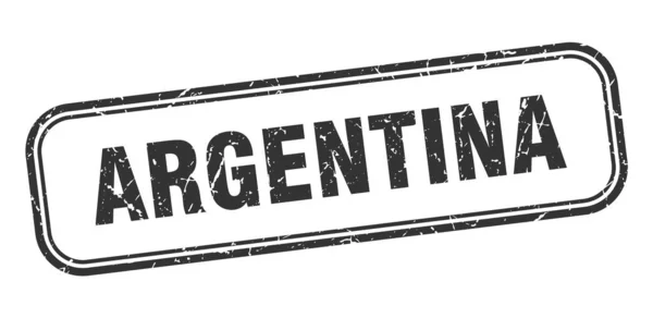 Argentijnse stempel. Argentinië zwarte grunge geïsoleerd teken — Stockvector