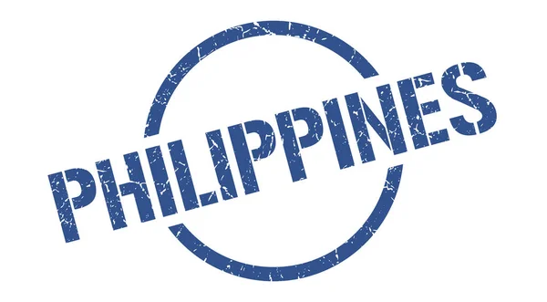 Philippinen-Stempel. Philippinen grunzen um isoliertes Schild — Stockvektor