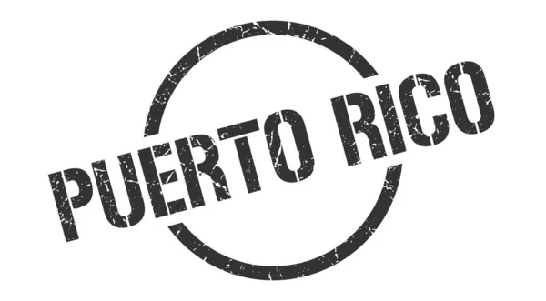 Puerto Rico stamp. Puerto Rico grunge round isolated sign — Stock Vector