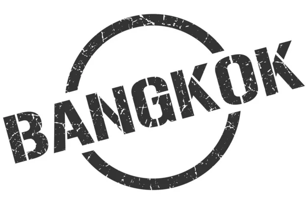 Timbre de Bangkok. Bangkok grunge ronde isolée signe — Image vectorielle