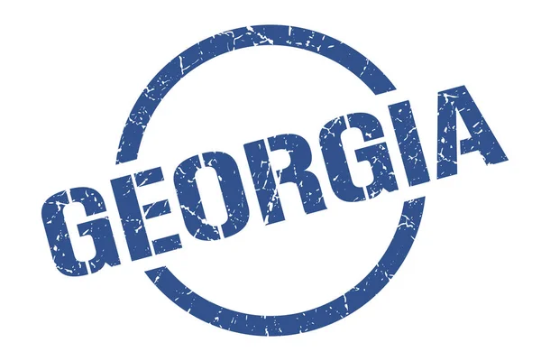 Sello de Georgia. Georgia grunge ronda signo aislado — Vector de stock