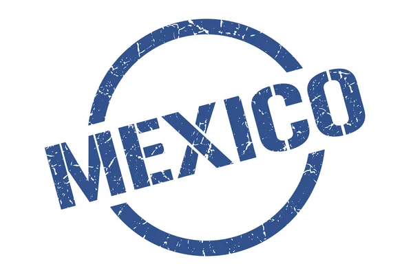 Mexico stamp. Mexico grunge round isolated sign — Stock Vector